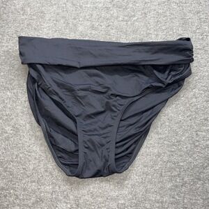 And Cole signature women's black bikini bottoms swimwear size 22W